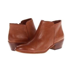 Sam Edelman Tan Leather Ankle Booties